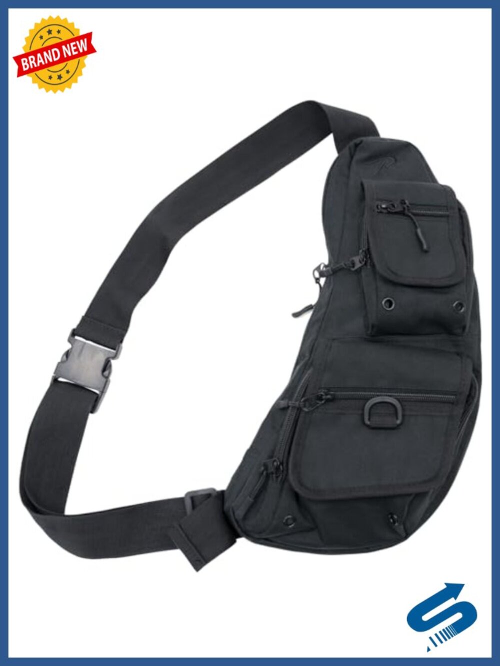 Tactical Crossbody Bag EDC Shoulder Sling Pack Polyester